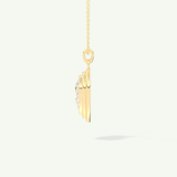 0.5-2 CT Pear Lab-Grown Diamond Solitaire & Bezel Necklace