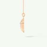 0.5-2 CT Pear Lab-Grown Diamond Solitaire & Bezel Necklace