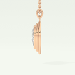 Elegant 1.5 CT Pear Lab-Grown Diamond Solitaire & Bezel Necklace
