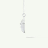 0.5-2 CT Pear Lab-Grown Diamond Solitaire & Bezel Necklace