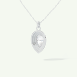 0.5-2 CT Pear Lab-Grown Diamond Solitaire & Bezel Necklace