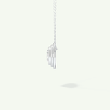 0.5-2 CT Marquise Lab-Grown Diamond Solitaire & Bezel Necklace