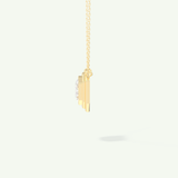 0.5-2 CT Emerald Lab-Grown Diamond Solitaire & Bezel Necklace