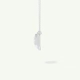 0.5-2 CT Emerald Lab-Grown Diamond Solitaire & Bezel Necklace