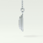 Elegant 1.5 CT Emerald Lab-Grown Diamond Solitaire & Bezel Necklace 17