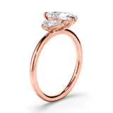 1.25 TCW Pear Cut Toi Et Moi Lab-Grown Diamond Engagement Ring