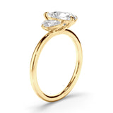 1.25 TCW Pear Cut Toi Et Moi Lab-Grown Diamond Engagement Ring