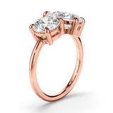 3 TCW Round & Pear Cut Toi Et Moi Lab-Grown Diamond Engagement Ring