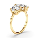 3 TCW Round & Pear Cut Toi Et Moi Lab-Grown Diamond Engagement Ring