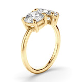 3 TCW Round & Oval Cut Toi Et Moi Lab-Grown Diamond Engagement Ring