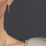 June-Pearl Birthstone Drop Earrings
