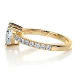 1 CT Heart Cut Pave Lab-Grown Diamond Engagement Ring