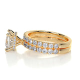 1.5 CT Princess Cut Pave Lab-Grown Diamond Bridal Set