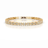 2.5 TCW Round Shaped Lab-Grown Diamond Tennis Bracelet