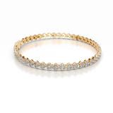 7.5 TCW Round Shaped Lab-Grown Diamond Tennis Bracelet