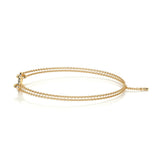 0.25 TCW Round Shaped Lab-Grown Infinity Chained Bracelet