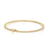 1 TCW Round Shaped Lab-Grown Diamond Tennis Bracelet