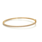 1 TCW Round Shaped Lab-Grown Diamond Tennis Bracelet