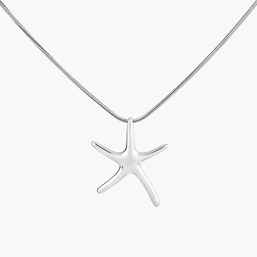 Starfish Shaped Pendant Necklace