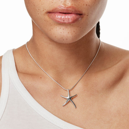 Starfish Shaped Pendant Necklace
