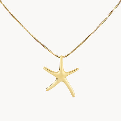 Starfish Shaped Pendant Necklace