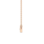 0.08 TCW Round Lab-Grown Diamond Evil Eye Charm Necklace 9