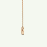 0.08 CT Round Lab-Grown Diamond Evil Eye Charm Necklace