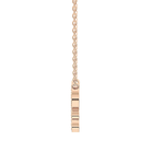 0.094 TCW Round Lab-Grown Diamond Butterfly Charm Necklace 7