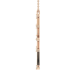 0.17 TCW Round Lab-Grown Diamond Star Shaped Charm Necklace 10