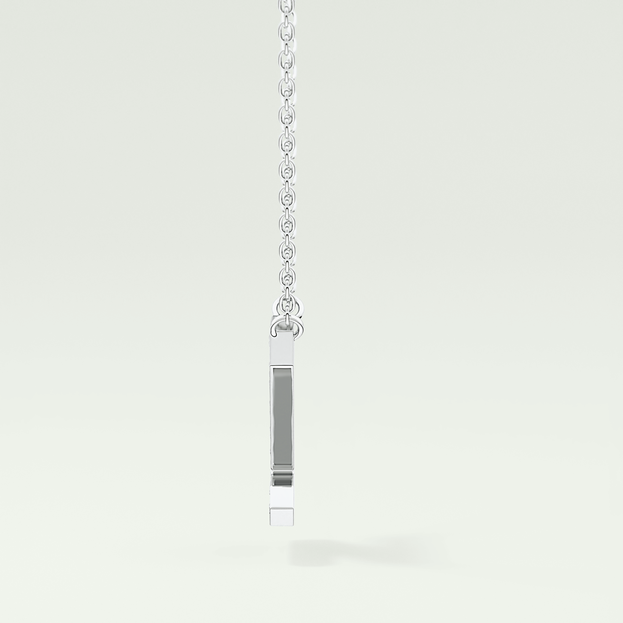 0.28 CT Round Lab-Grown Diamond Z Initial Necklace 11