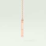 0.23 CT Round Lab-Grown Diamond Y Initial Necklace 4