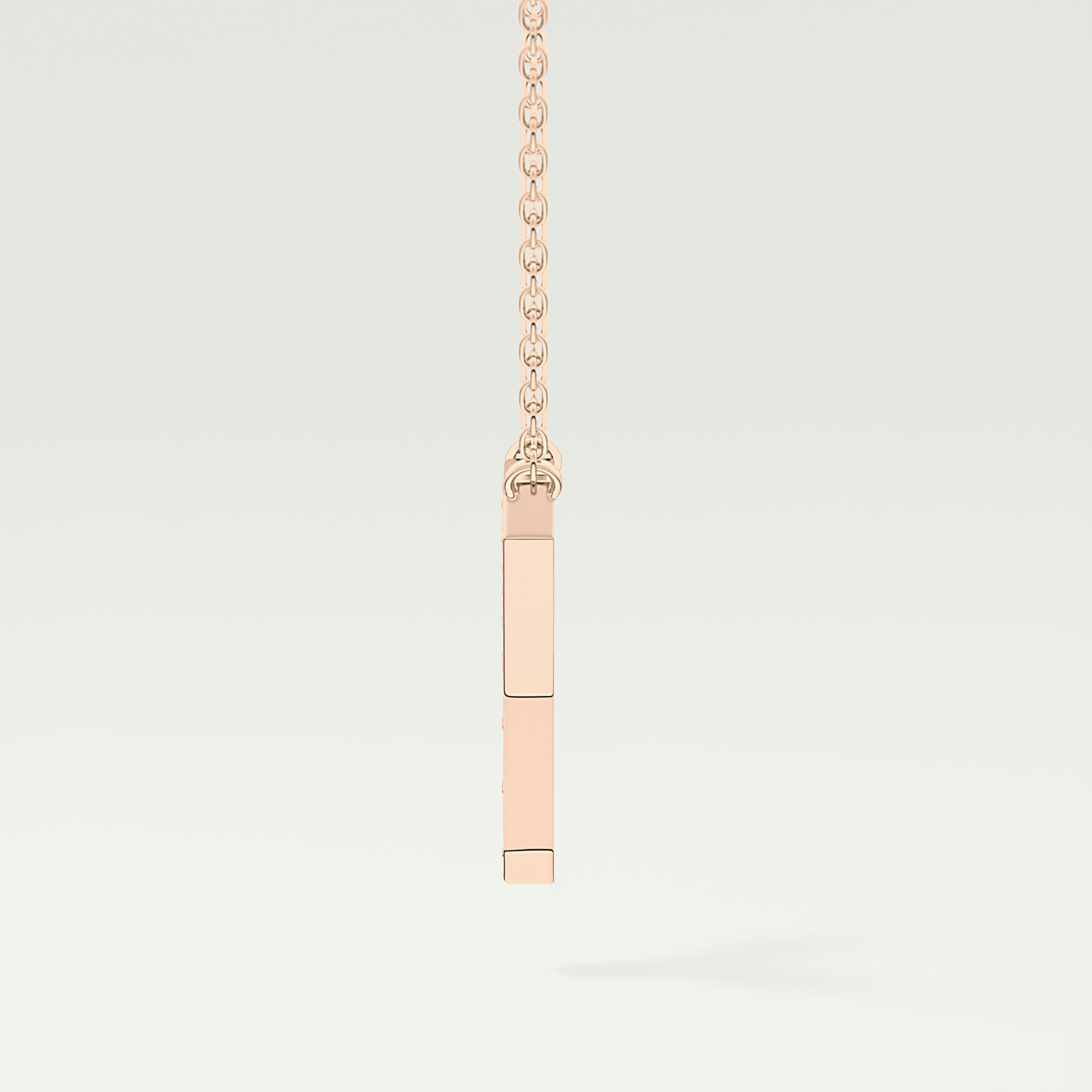 0.23 CT Round Lab-Grown Diamond Y Initial Necklace 4