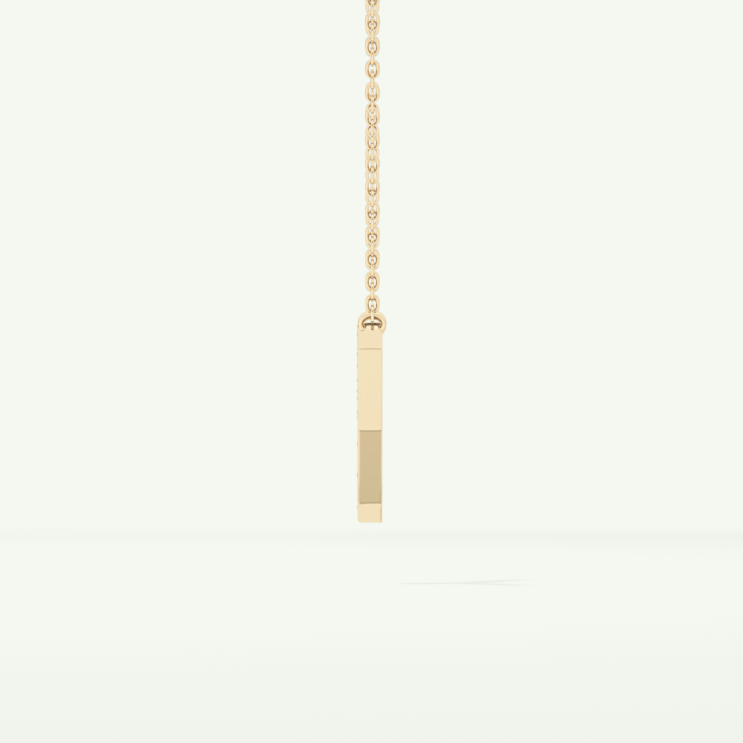 0.23 CT Round Lab-Grown Diamond Y Initial Necklace 7