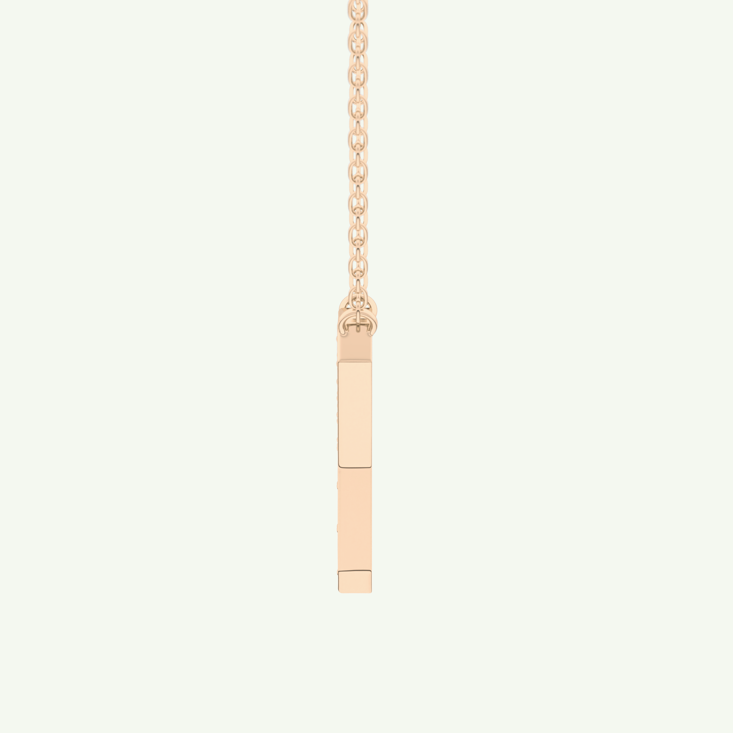 0.23 CT Round Lab-Grown Diamond Y Initial Necklace 11