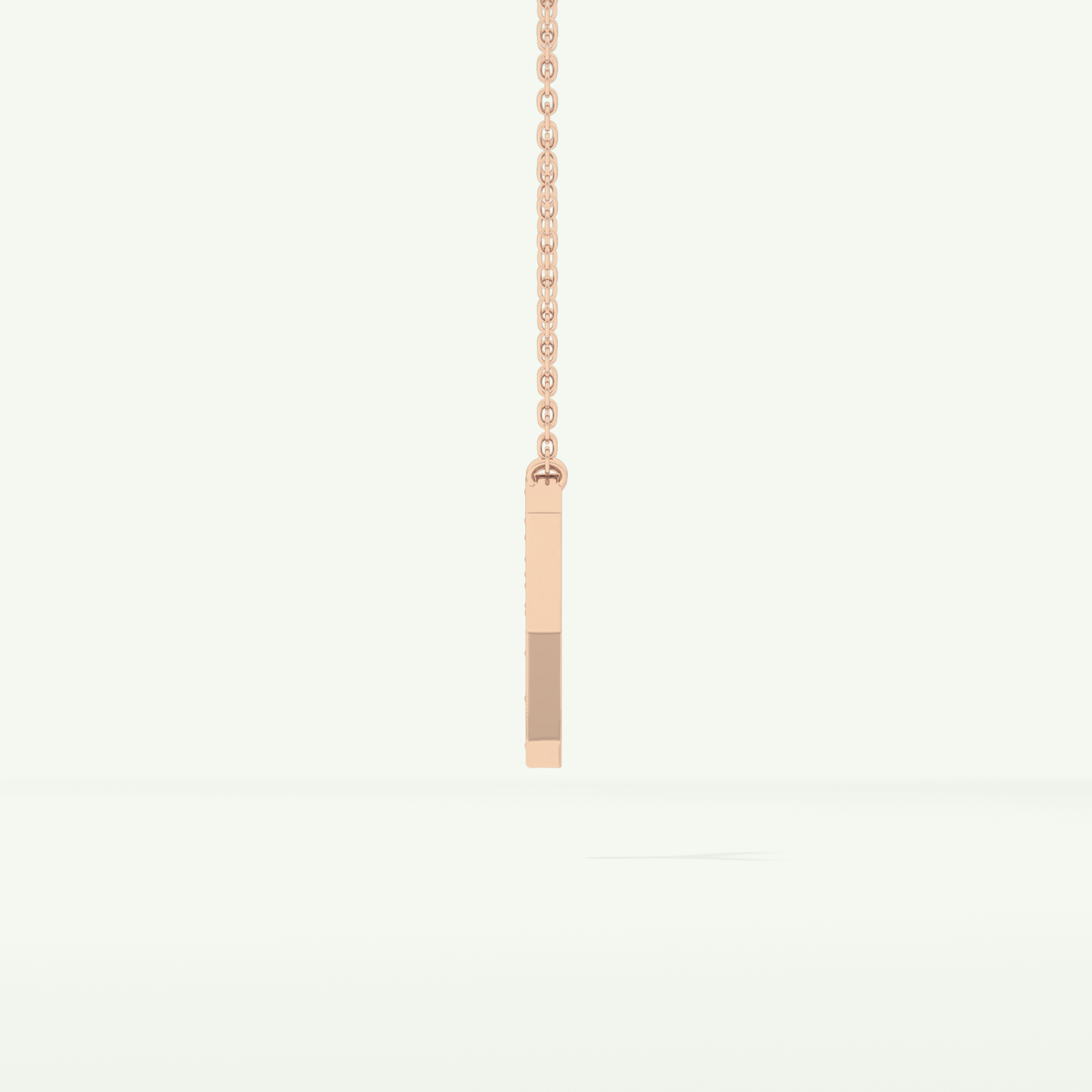0.23 CT Round Lab-Grown Diamond Y Initial Necklace 14