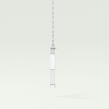 0.23 CT Round Lab-Grown Diamond Y Initial Necklace 18