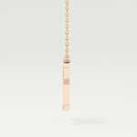 0.31 CT Round Lab-Grown Diamond X Initial Necklace 3