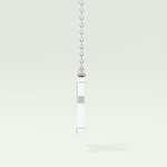 0.31 CT Round Lab-Grown Diamond X Initial Necklace 11