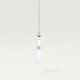 0.31 CT Round Lab-Grown Diamond X Initial Necklace 11