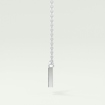 0.084 CT Round Lab-Grown Diamond W Initial Necklace 11