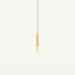 0.26 CT Round Lab-Grown Diamond U Initial Necklace 7