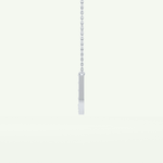 0.26 CT Round Lab-Grown Diamond U Initial Necklace 21