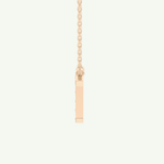 0.17 CT Round Lab-Grown Diamond T Initial Necklace 10