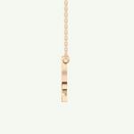 0.268 CT Round Lab-Grown Diamond Q Initial Necklace 9