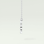 0.268 CT Round Lab-Grown Diamond Q Initial Necklace 14