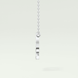 0.268 CT Round Lab-Grown Diamond Q Initial Necklace 14
