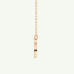 0.22 CT Round Lab-Grown Diamond O Initial Necklace 11