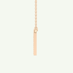 0.31 CT Round Lab-Grown Diamond N Initial Necklace 10