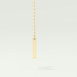 0.202 CT Round Lab-Grown Diamond M Initial Necklace 4