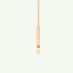 0.24 TCW Round Lab-Grown Diamond L Initial Necklace 10